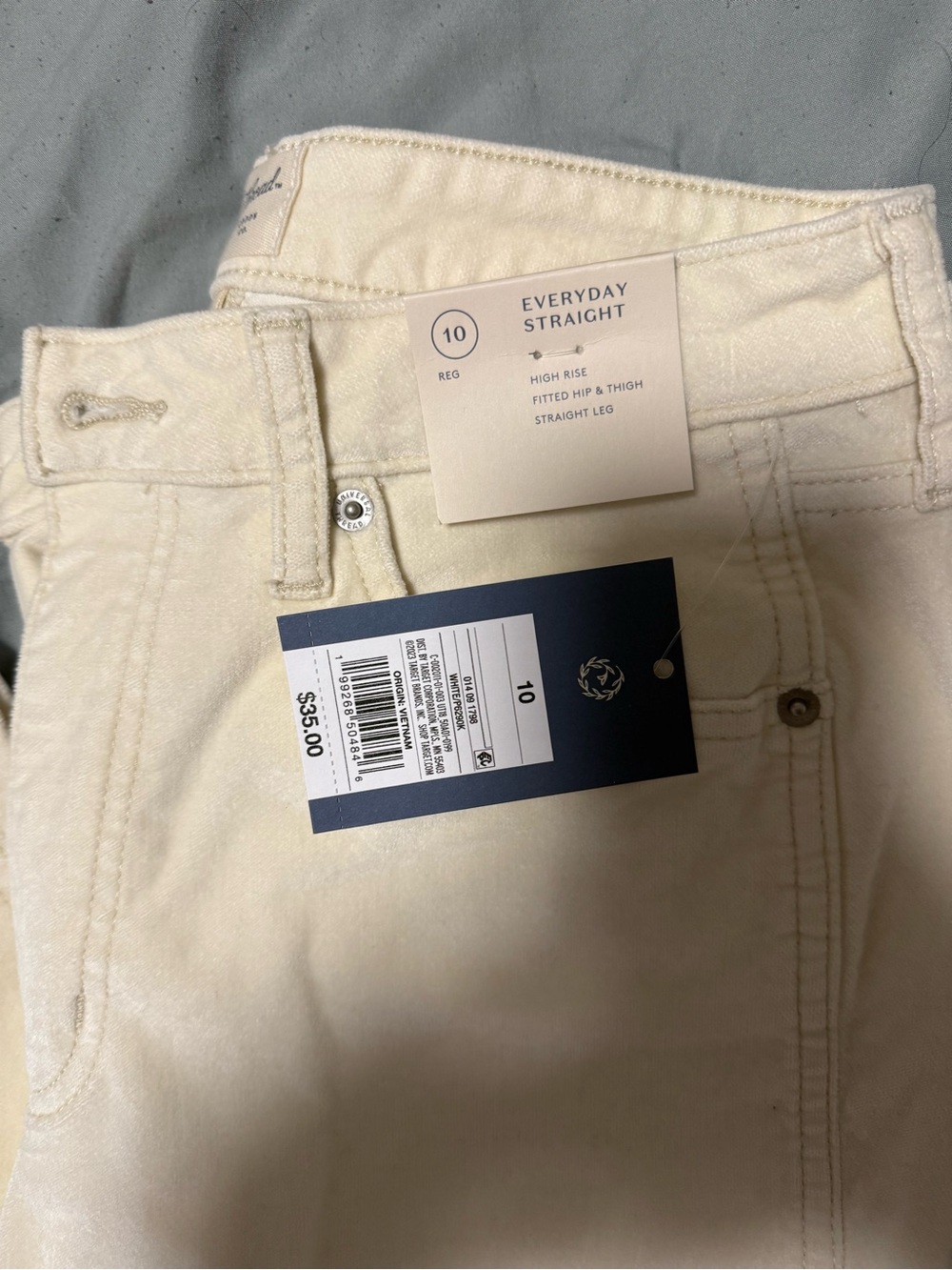 Everyday Straight Men’s Jeans in Cream - Size 10